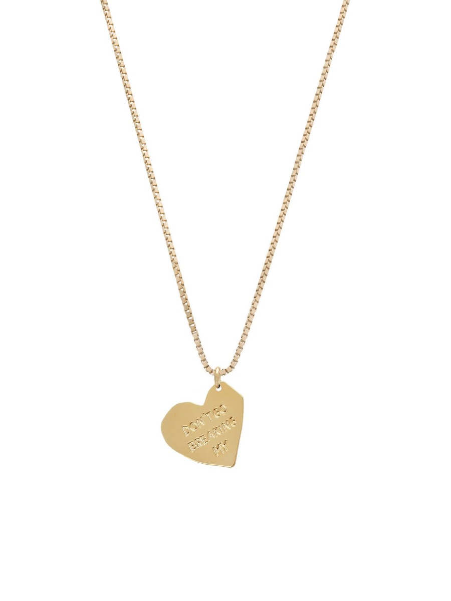 Jewelry MALAIKARAISS | Necklace Heart Don`T Go Breaking My