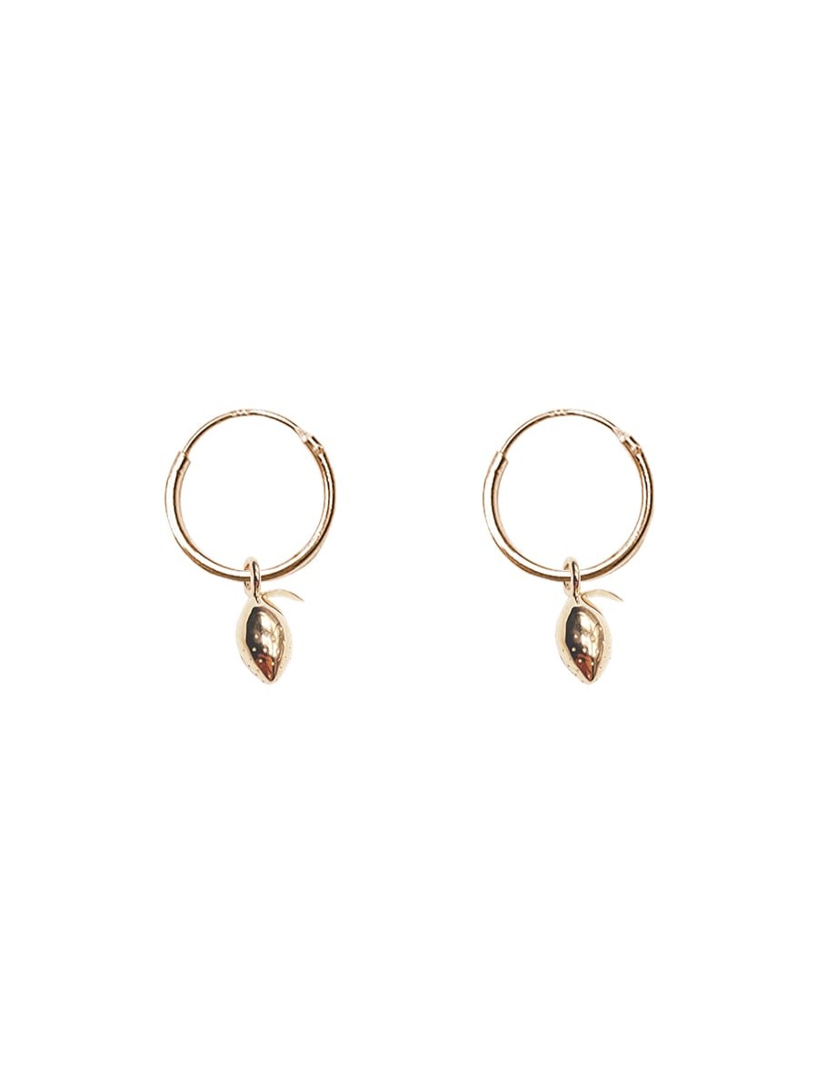 Jewelry MALAIKARAISS | Earrings Amalfi 3D 14K