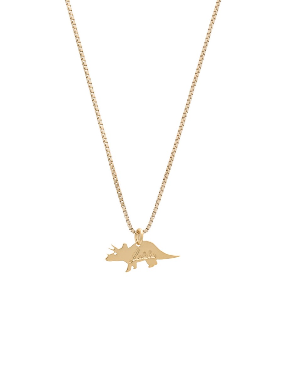 Jewelry MALAIKARAISS | Necklace Dinolove - Triceratops