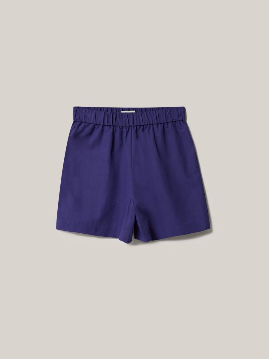 Ready To Wear MALAIKARAISS | Short Shorts Deep Purple