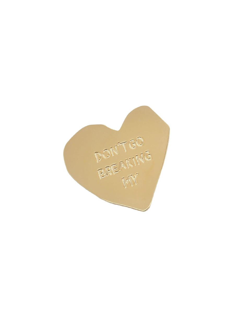 Jewelry MALAIKARAISS | Pin Heart Don'T Go Breaking My