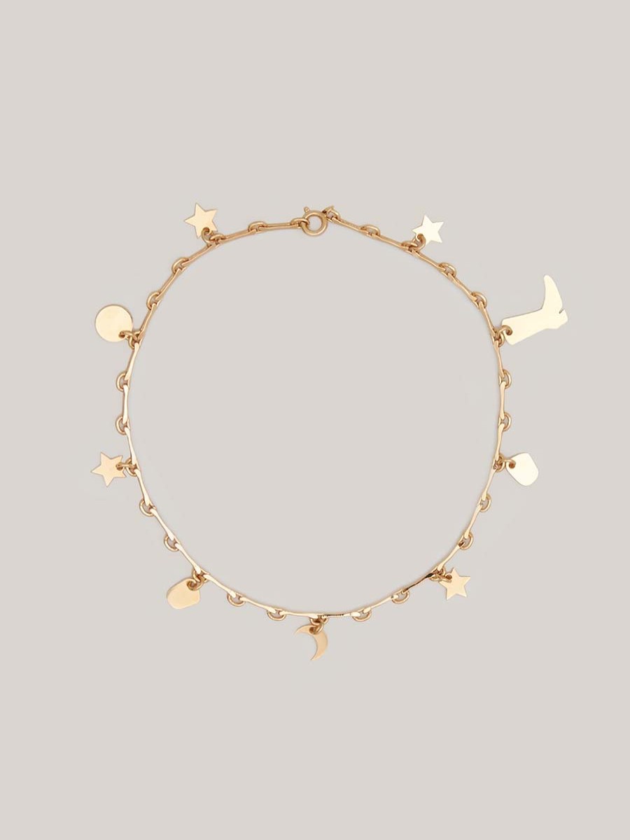 Jewelry MALAIKARAISS | Charm Anklet Jane