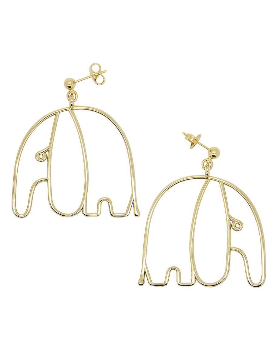 Jewelry MALAIKARAISS | Earring Elephant 3D