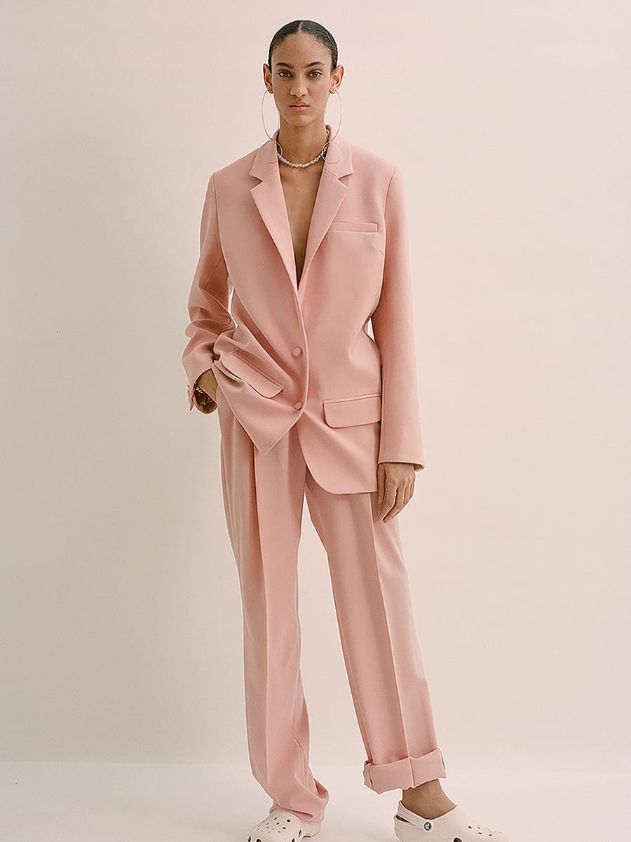 Ready To Wear MALAIKARAISS | Blazer Bouvier Mellow Rose